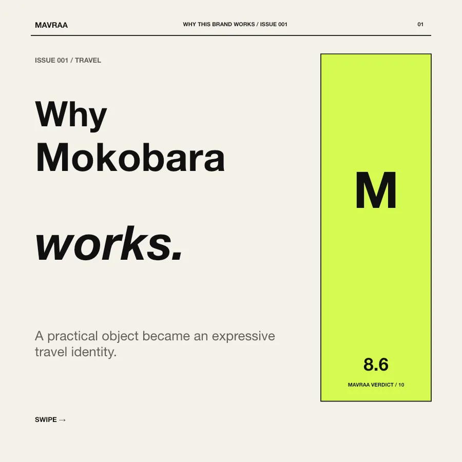 Why Mokobara works — Mavraa teardown cover